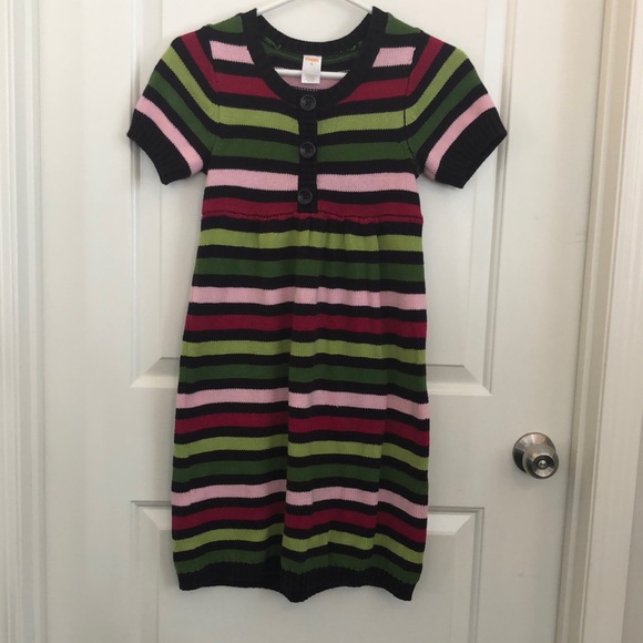 Gymboree striped knit sweater dress size 10 - Picture 1 of 4